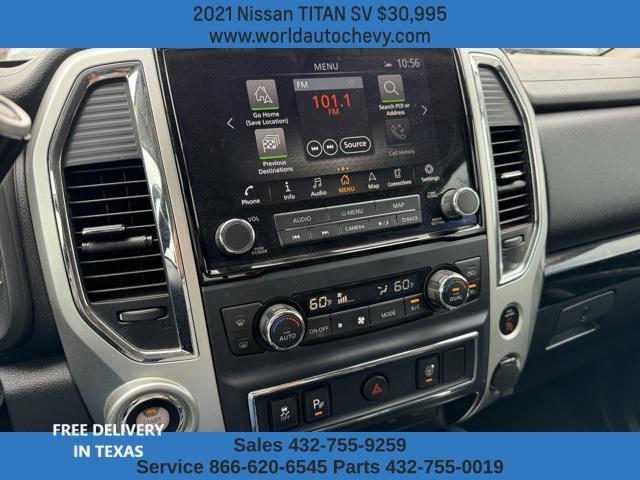 used 2021 Nissan Titan car, priced at $30,995