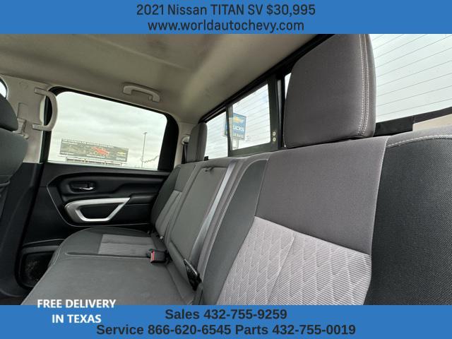 used 2021 Nissan Titan car, priced at $30,995