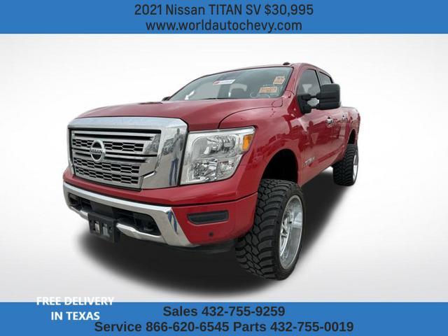 used 2021 Nissan Titan car, priced at $30,995