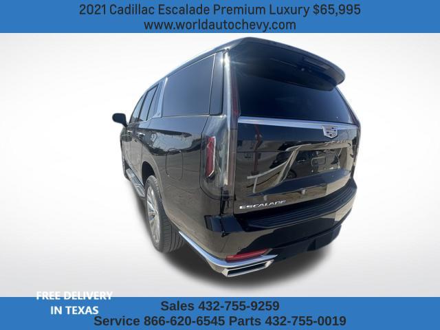 used 2021 Cadillac Escalade car, priced at $65,995