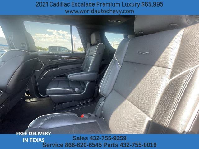 used 2021 Cadillac Escalade car, priced at $65,995