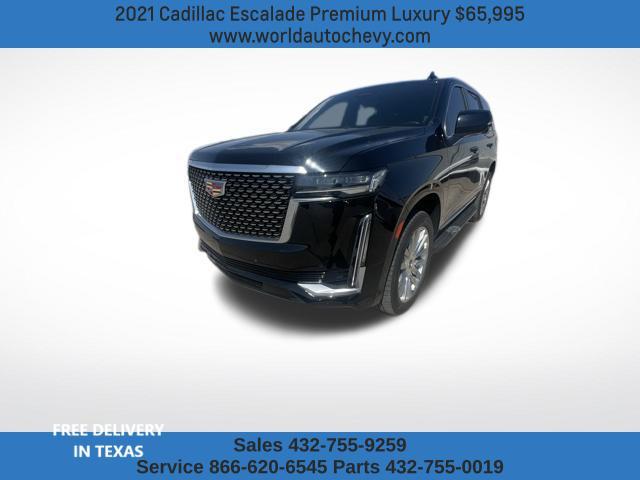 used 2021 Cadillac Escalade car, priced at $65,995