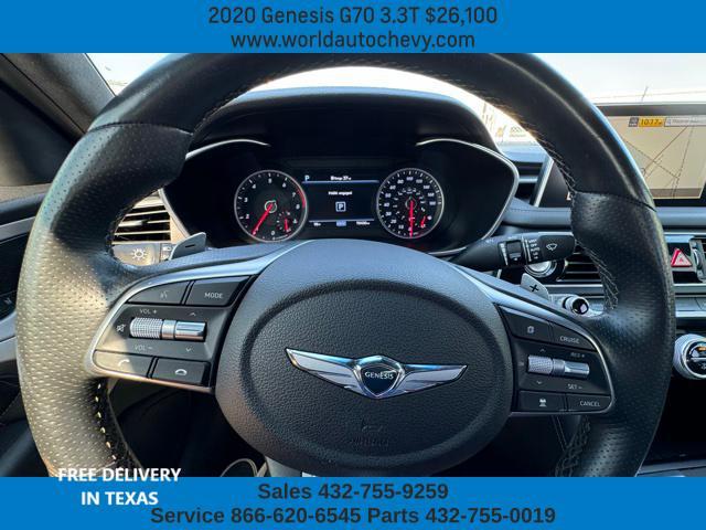 used 2020 Genesis G70 car, priced at $26,100