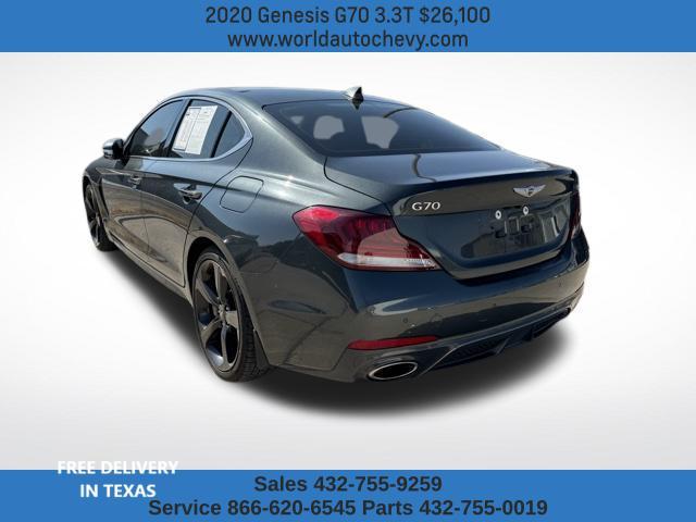 used 2020 Genesis G70 car, priced at $26,100