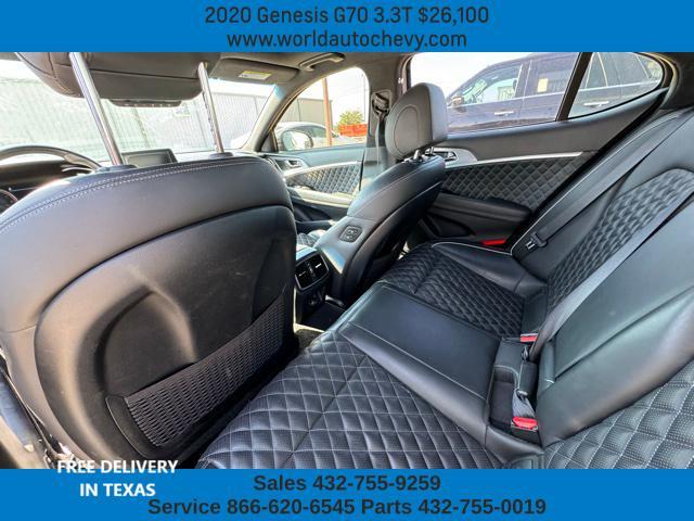 used 2020 Genesis G70 car, priced at $26,100