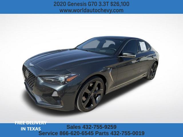 used 2020 Genesis G70 car, priced at $26,100