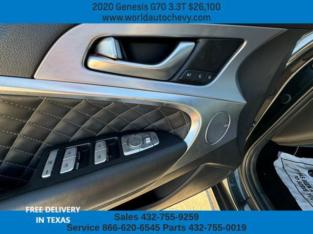 used 2020 Genesis G70 car, priced at $26,100