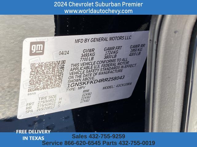 new 2024 Chevrolet Suburban car