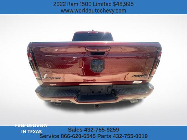 used 2022 Ram 1500 car, priced at $48,995