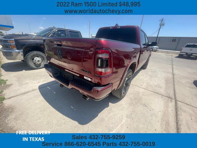 used 2022 Ram 1500 car, priced at $48,995