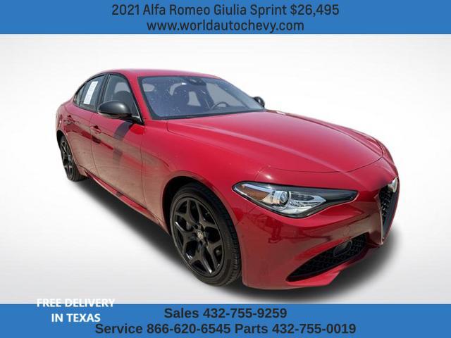 used 2021 Alfa Romeo Giulia car, priced at $26,495