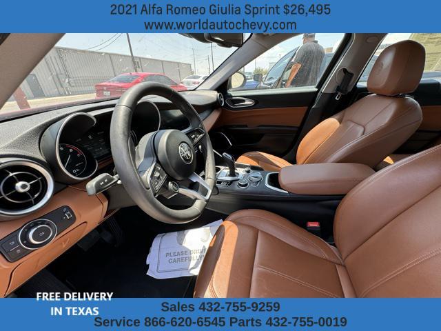 used 2021 Alfa Romeo Giulia car, priced at $26,495