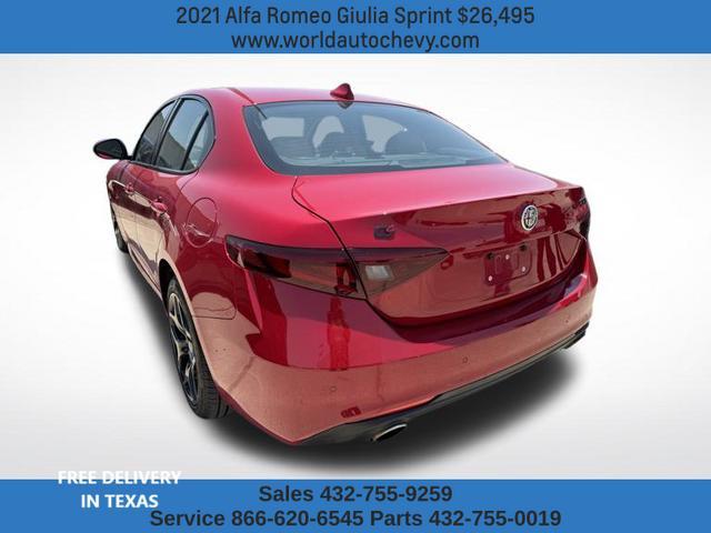 used 2021 Alfa Romeo Giulia car, priced at $26,495