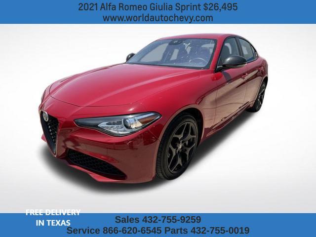 used 2021 Alfa Romeo Giulia car, priced at $26,495