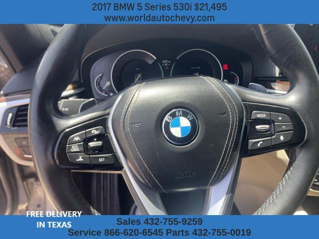 used 2017 BMW 530 car, priced at $21,495