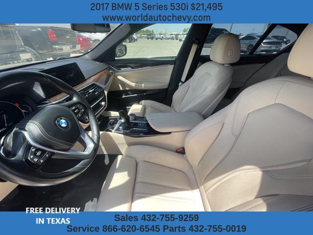 used 2017 BMW 530 car, priced at $21,495