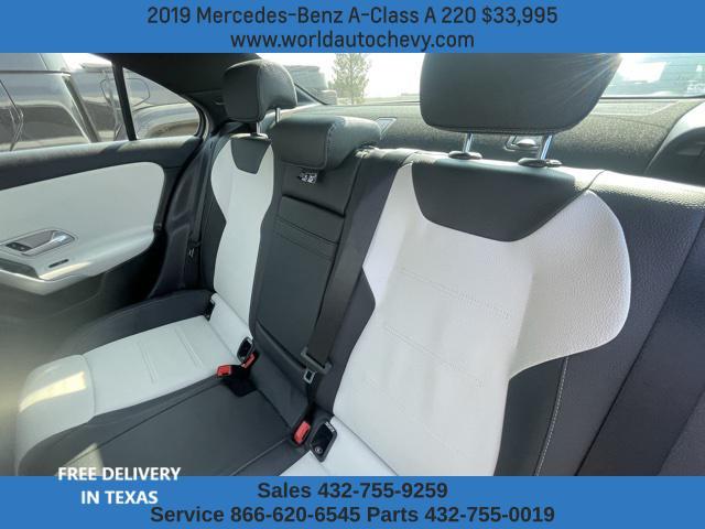 used 2019 Mercedes-Benz A-Class car, priced at $33,995