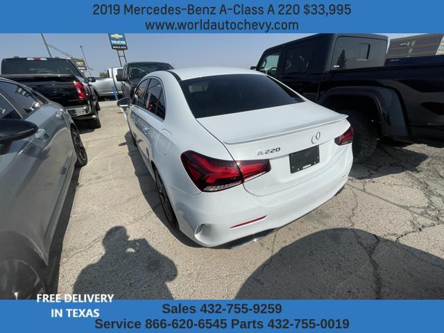 used 2019 Mercedes-Benz A-Class car, priced at $33,995