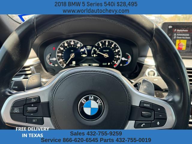 used 2018 BMW 540 car, priced at $28,495