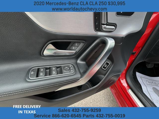 used 2020 Mercedes-Benz CLA 250 car, priced at $30,995