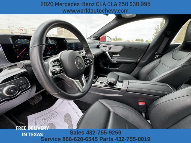 used 2020 Mercedes-Benz CLA 250 car, priced at $30,995