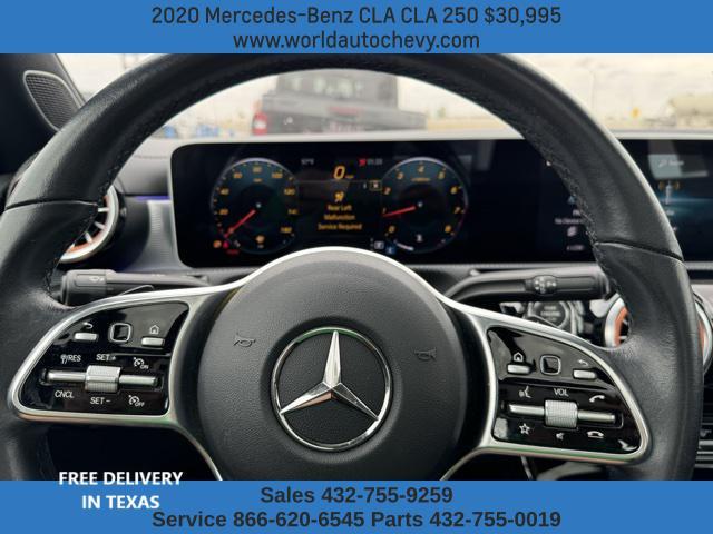 used 2020 Mercedes-Benz CLA 250 car, priced at $30,995