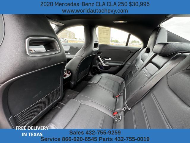 used 2020 Mercedes-Benz CLA 250 car, priced at $30,995