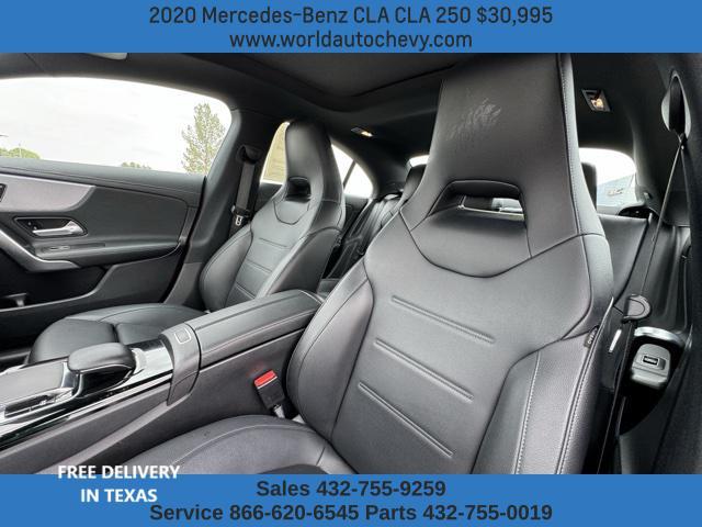 used 2020 Mercedes-Benz CLA 250 car, priced at $30,995