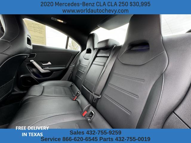 used 2020 Mercedes-Benz CLA 250 car, priced at $30,995