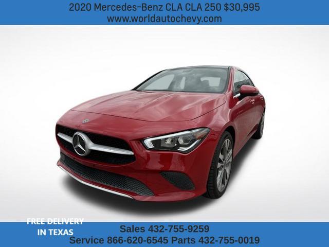 used 2020 Mercedes-Benz CLA 250 car, priced at $30,995