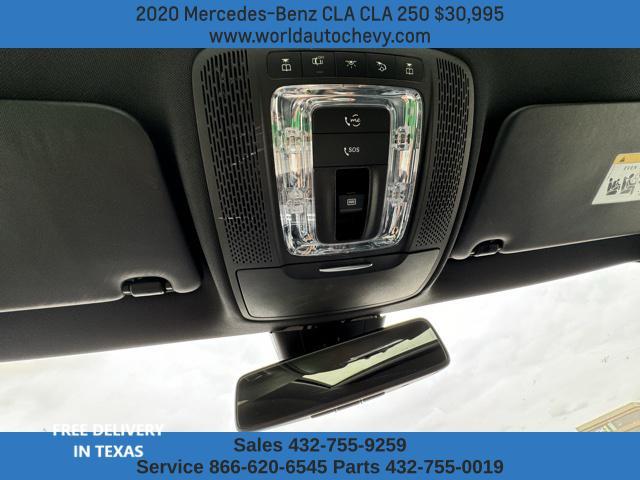 used 2020 Mercedes-Benz CLA 250 car, priced at $30,995