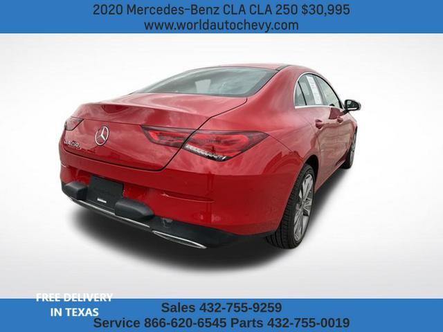 used 2020 Mercedes-Benz CLA 250 car, priced at $30,995