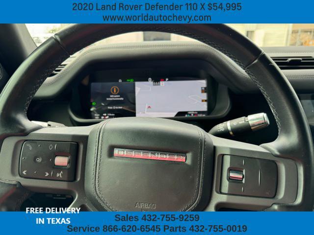 used 2020 Land Rover Defender car, priced at $54,995