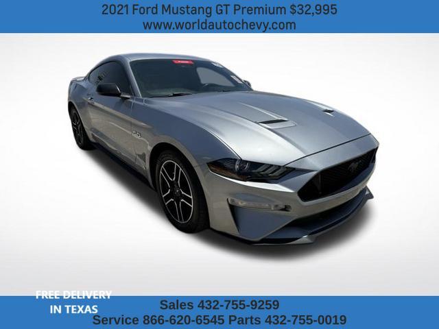 used 2021 Ford Mustang car, priced at $32,995