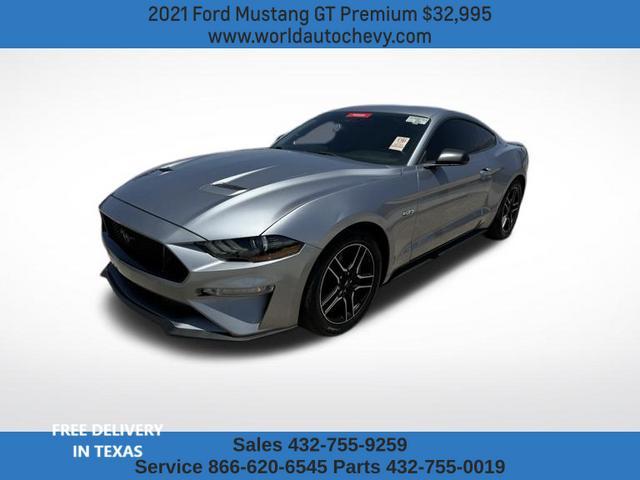 used 2021 Ford Mustang car, priced at $32,995