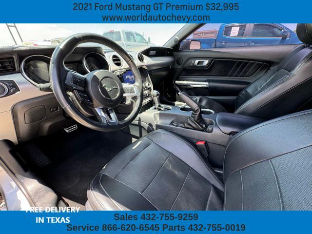 used 2021 Ford Mustang car, priced at $32,995