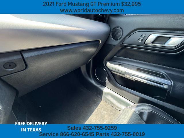 used 2021 Ford Mustang car, priced at $32,995