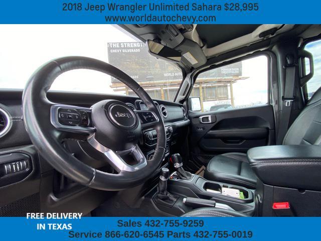 used 2018 Jeep Wrangler Unlimited car, priced at $28,995