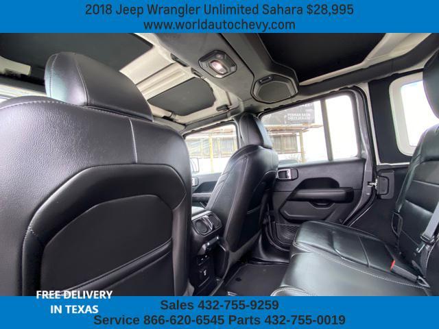 used 2018 Jeep Wrangler Unlimited car, priced at $28,995