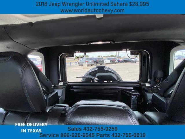 used 2018 Jeep Wrangler Unlimited car, priced at $28,995