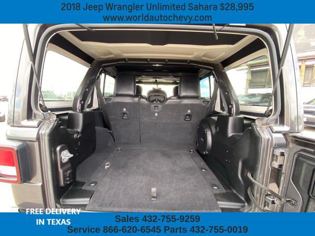 used 2018 Jeep Wrangler Unlimited car, priced at $28,995