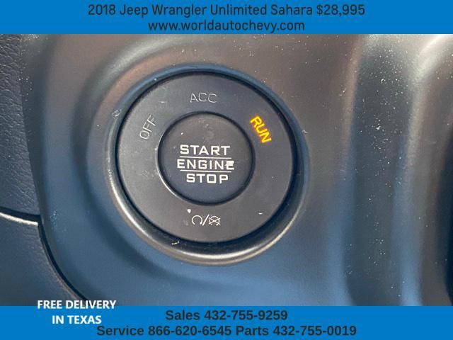 used 2018 Jeep Wrangler Unlimited car, priced at $28,995