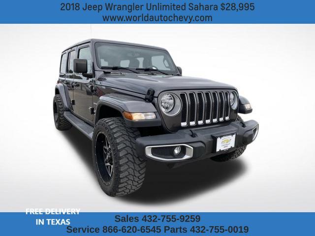 used 2018 Jeep Wrangler Unlimited car, priced at $28,995