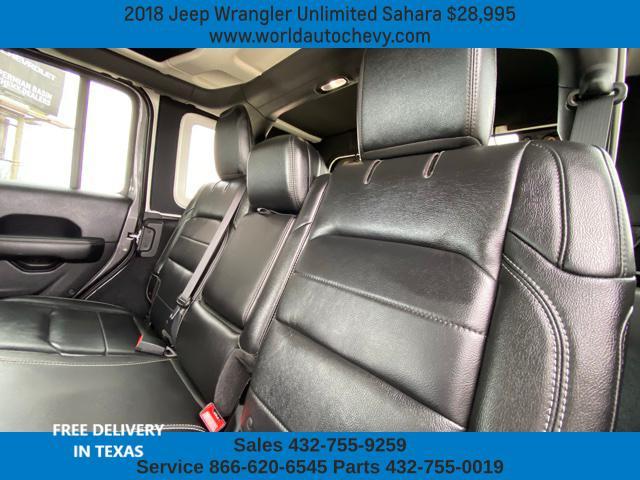 used 2018 Jeep Wrangler Unlimited car, priced at $28,995