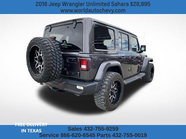 used 2018 Jeep Wrangler Unlimited car, priced at $28,995