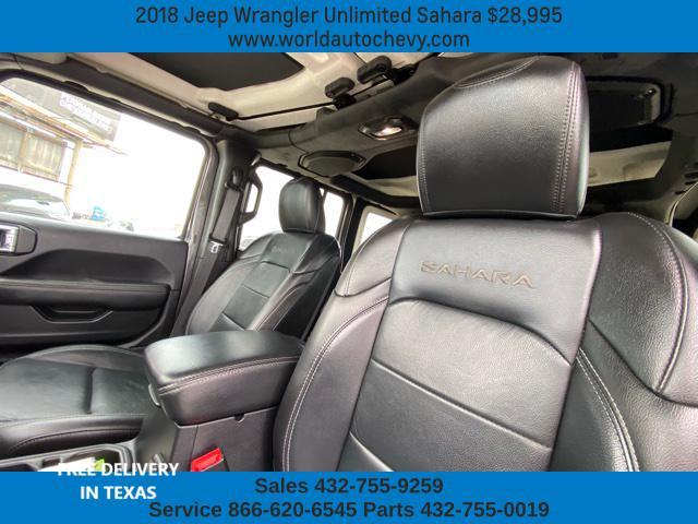 used 2018 Jeep Wrangler Unlimited car, priced at $28,995