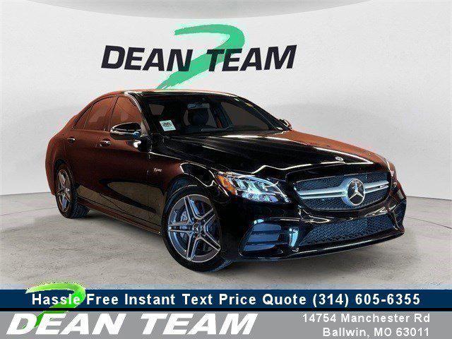 used 2021 Mercedes-Benz AMG C 43 car, priced at $42,950