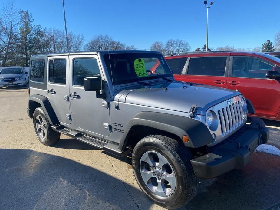 used 2017 Jeep Wrangler Unlimited car, priced at $22,300