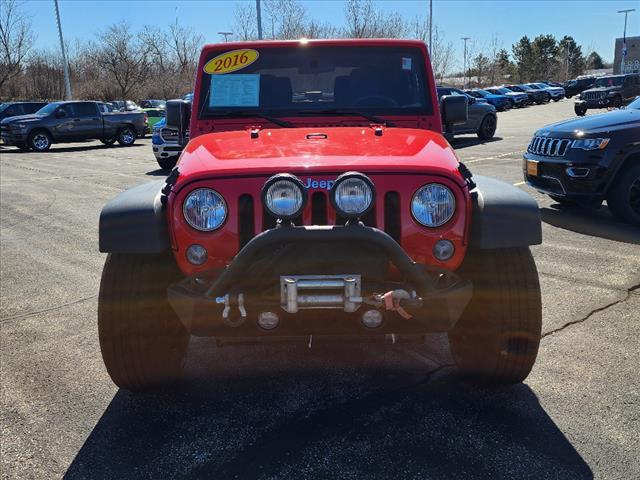 used 2016 Jeep Wrangler car, priced at $20,648