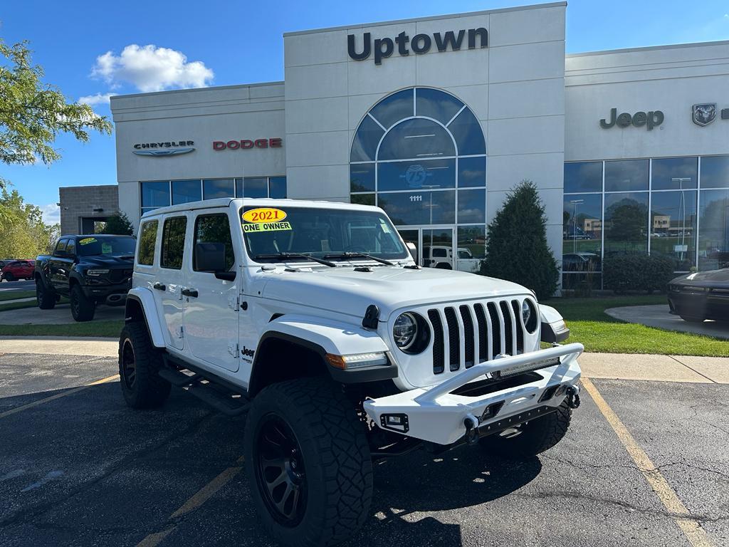 used 2021 Jeep Wrangler Unlimited car, priced at $32,350
